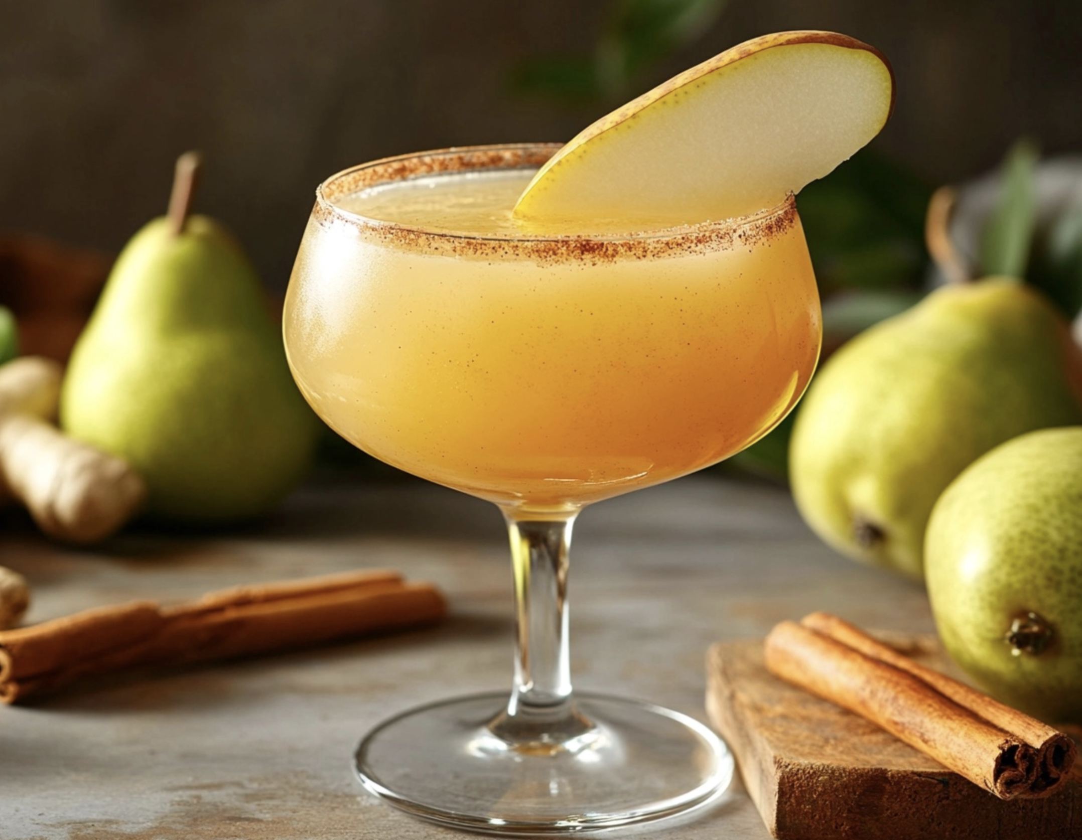 Spiced Pear & Ginger Fizz: A Cozy Mocktail for Quiet Fall Nights